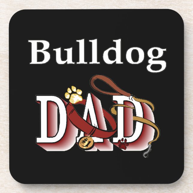 Porta-copo Pai Inglês Bulldog (Frente)