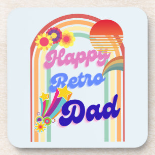 Porta-copo Pai Retro Feliz