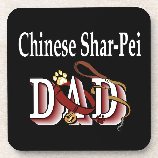 Porta-copo Pai Shar-Pei Chinês (Frente)