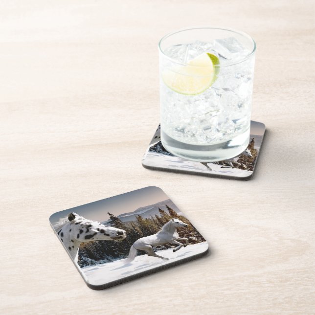 Porta-copo País das maravilhas do inverno (Lado Direito)