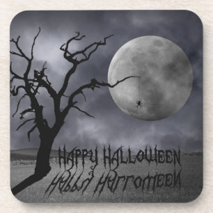 Porta-copo Paisagem Assustadora de Halloween