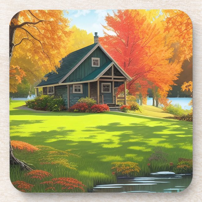 Porta-copo Paisagem com fundo natural-46556 (Frente)