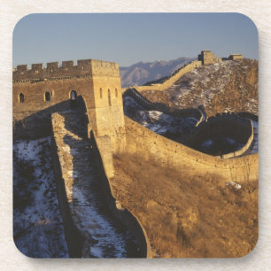 Porta-copo Paisagem da Grande Muralha ao pôr do sol, China