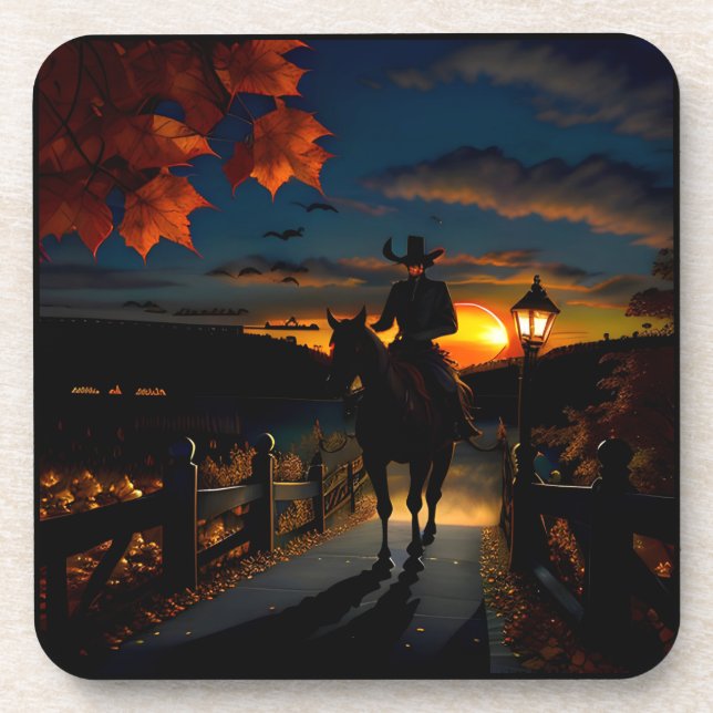 Porta-copo Paisagem de Halloween Sete (Frente)