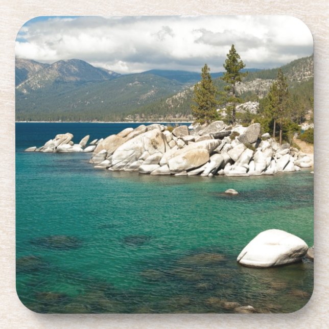 Porta-copo Paisagem de Lake Tahoe (Frente)