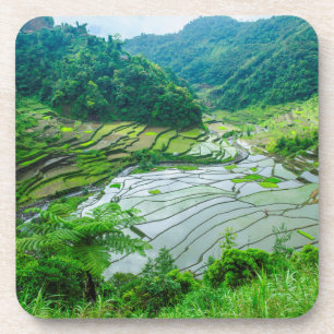 Porta-copo Paisagem de terraço de arroz, Filipinas