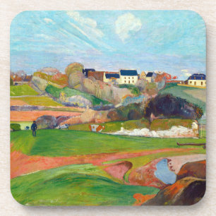 Porta-copo Paisagem em Pouldu pintura de Paul Gauguin