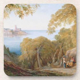 Porta-copo Paisagem T33412 com opinião Lerici, 1880