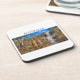 Porta-copo Paisagem Vida Selvagem Austrália Canguros