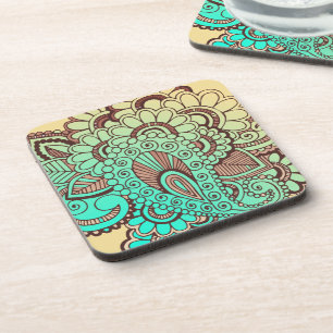 Porta-copo Paisley Ornaments I + seu apoio. & ideias