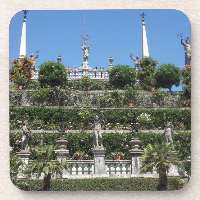 Porta-copo Palácio Borromeo em Stresa, Itália (Frente)