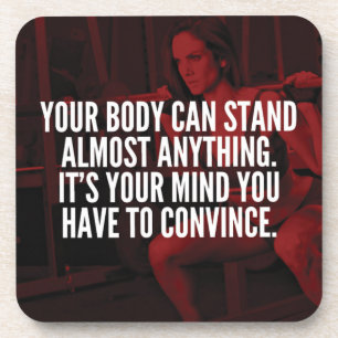 Porta-copo Palavras inspiradoras sobre o trabalho feminino