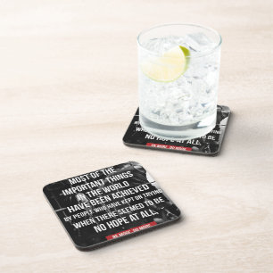 Porta-copo Palavras Motivacionais de Arranjo de Peso - Esclar