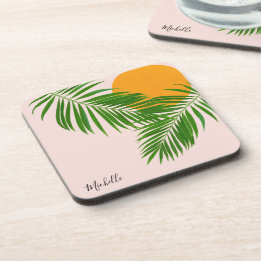 Porta-copo Palma de Sol Tropical Retroativa deixa nome minima