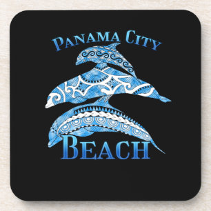 Porta-copo Panamá City Beach Flórida Tribal Dolphins