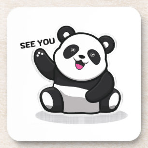 Porta-copo panda bonitinho