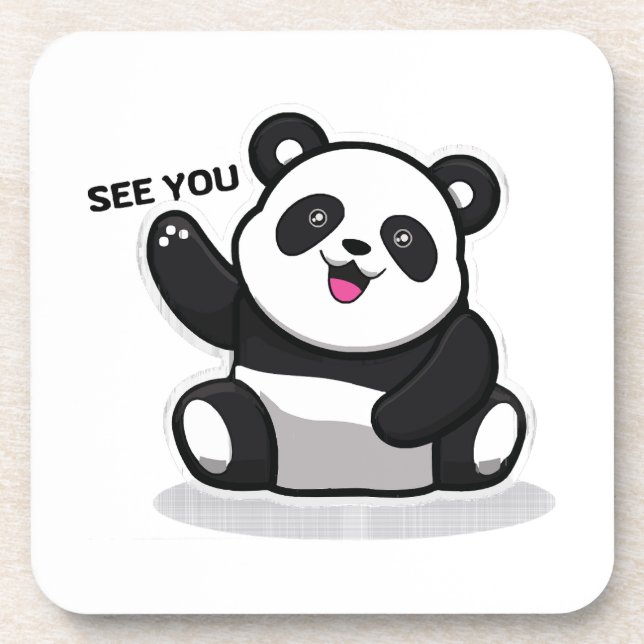 Porta-copo panda bonitinho (Frente)