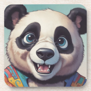 Porta-copo Panda Cartoon Drawing Art