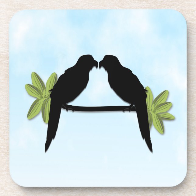 Porta-copo Papagaio Amor (Frente)
