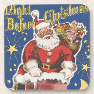 Porta-copo Papai Noel Antigo, Era a Noite Antes do Natal