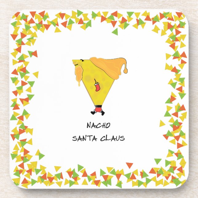 Porta-copo Papai Noel Nacho com Chips (Frente)