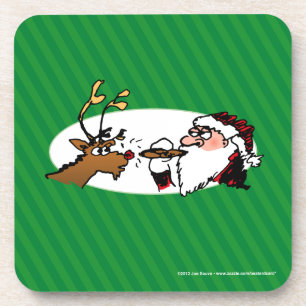 Porta-copo Papai Noel Stogie Desenho Animado Divertido