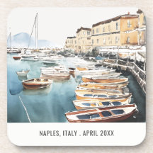 Papais noeis portuários Lucia Nápoles Itália Water