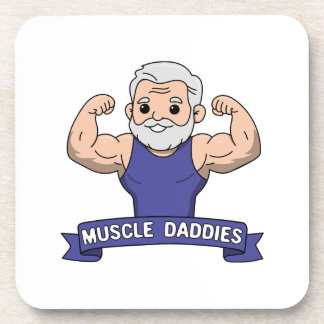 Porta-copo Papaizão Musculoso Fofo Kawaii Barbudo Fisiculturi