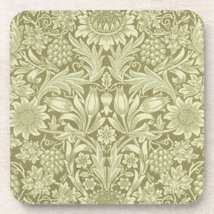 Porta-copo Papel de Parede Girassol de William Morris Vintage
