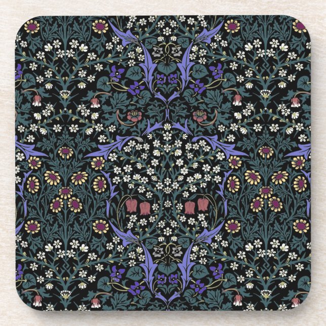 Porta-copo Papel de Parede Vitoriano William Morris Blackthor (Frente)