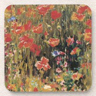 Porta-copo Papoulas por Robert Vonnoh, Impressionismo Antigo