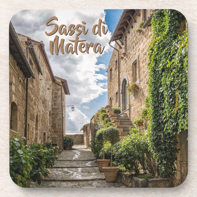 Porta-copo Paredes de hera em Sassi di Matera Itália (Frente)