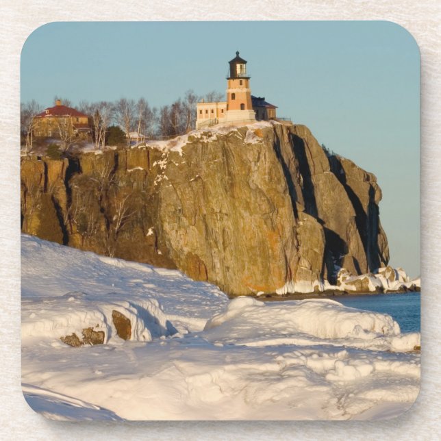 Porta-copo Parque Estadual Farol Split Rock no Lago (Frente)
