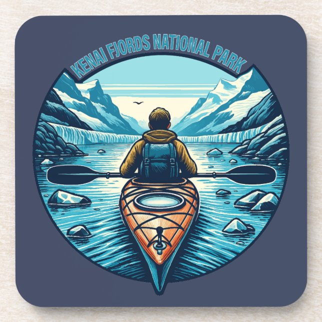 Porta-copo Parque Nacional do Kenai Fjords (Frente)