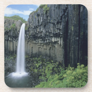 Porta-copo Parque Nacional Skaftafell, cascata Svartifoss,