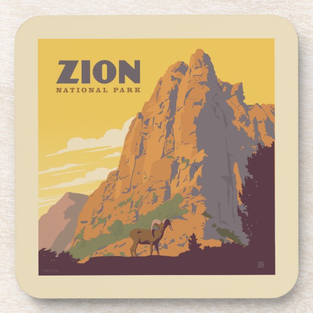 Porta-copo Parque Nacional Zion | Ram (Frente)