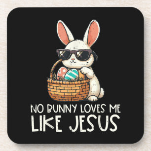 Porta-copo Páscoa Sem Coelhinho Me Ama Como Jesus Cristão