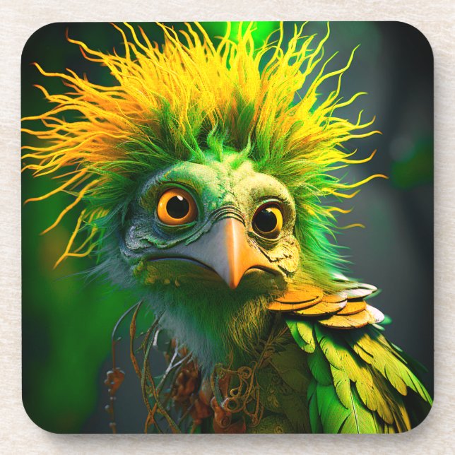 Porta-copo Pássaro Engraçado (Frente)