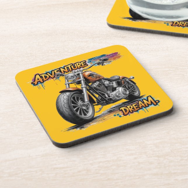Porta-copo Passeio dos Sonhos de Aventura – Moto Chopper Vint (Left Side)