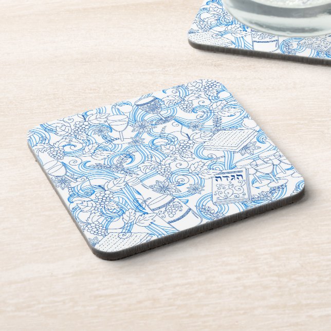 Porta-copo Passover Pesach Beink Coasters - Feriados Judeus (Left Side)