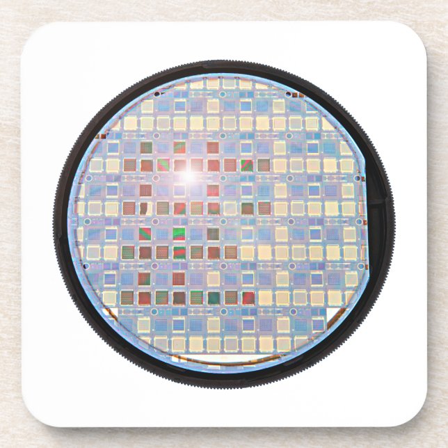 Porta-copo Pastilha de Silício em um Chip com Fundo Branco (Frente)