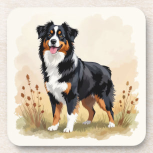 Porta-copo Pastor australiano Red Merle Aussie