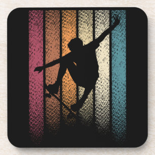 Porta-copo Patinação de skate retrô vintage