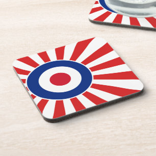 Porta-copo Patinete-Alvo de Mods de Roundel Vibrant JAPAN