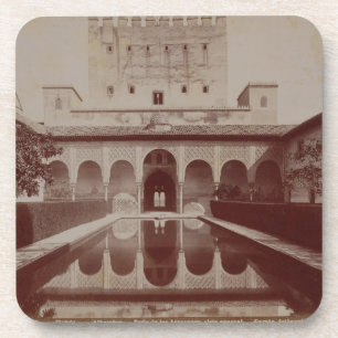 Porta-copo Pátio de los Arrayanes, Alhambra, c.1875-80 (sepia
