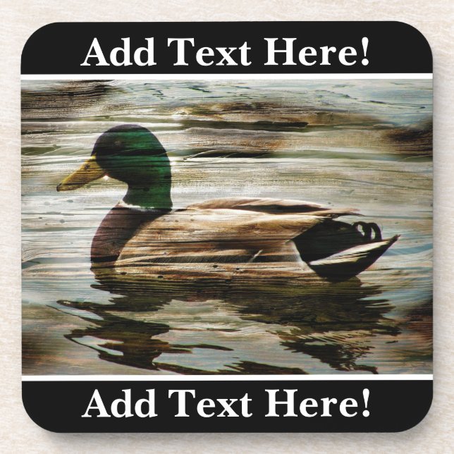 Porta-copo Pato (Frente)