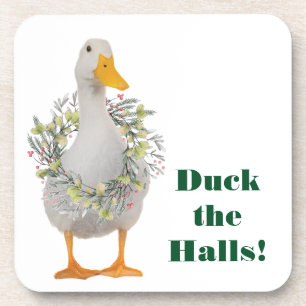 Porta-copo Pato do pato de Natal dos corredores
