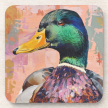 Pato! - Portas copos modernas de arte de patos-rea