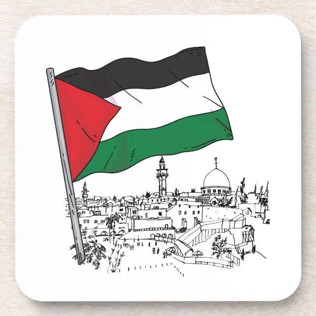 Porta-copo Patrimônio e Esperança Palestinianos (Frente)