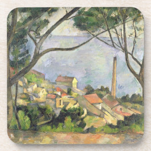 Porta-copo Paul Cezanne o mar no l'Estaque, 1878